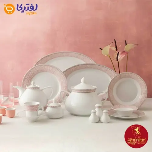 خرید اقساطی سرویس ورونا صورتی چینی زرین