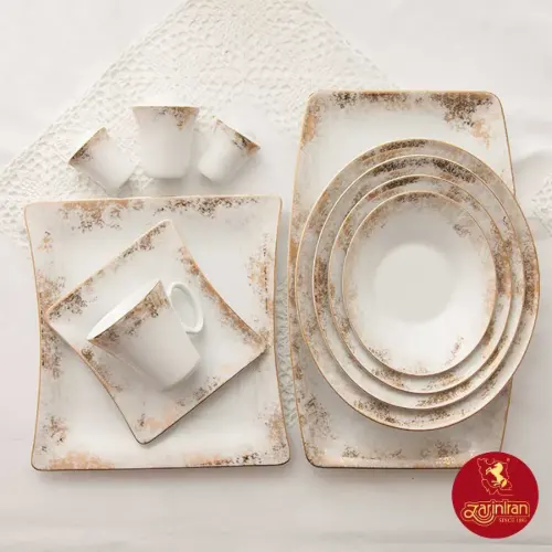 قیمت چینی-زرین-سرویس-6-نفره-30-پارچه-وینچی-الیسه-طرح-کلودیا