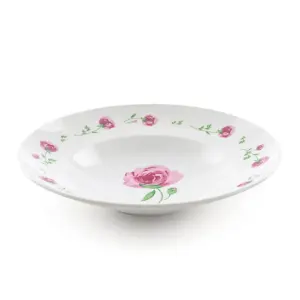 چینی زرین ظرف پاستا (بشقاب گود30) پینک رز