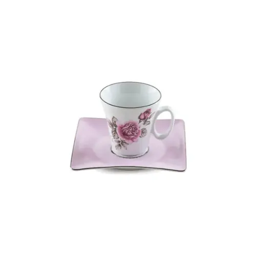 قیمت و خرید سرویس 12 پارچه چای خوری وینچی طرح رزفلاور
