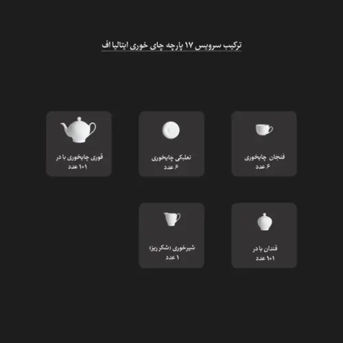کیفیت سرویس چای خوری زرین لب طلایی چینی زرین