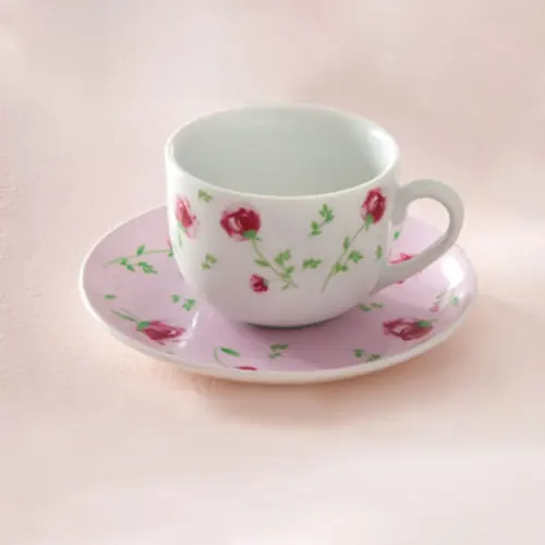 سرویس چایخوری پینک رز چینی زرین با کارایی بالا