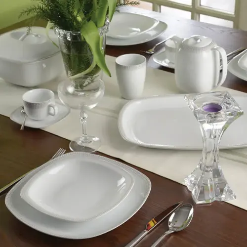 سرویس چینی 98 پارچه کامل مون بلان طوسی