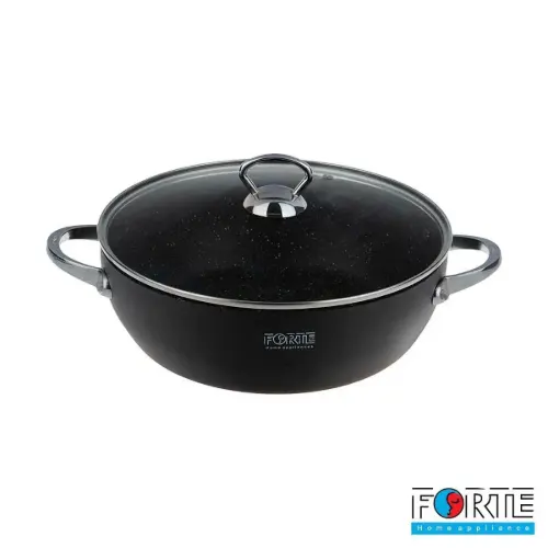 تابه-سایز-28-فورته-مدل-دینو-مشکی