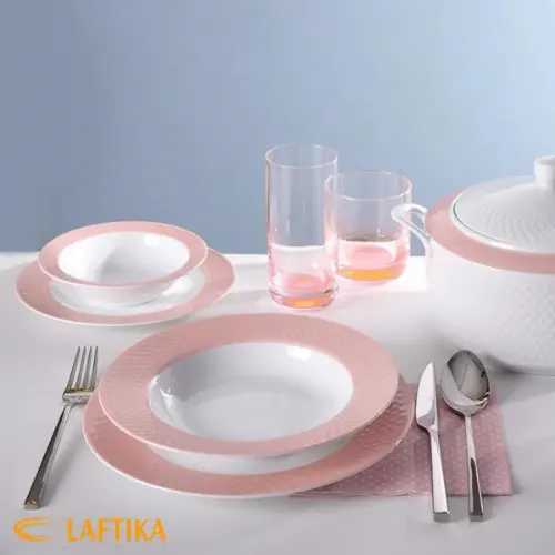 قیمت سرویس چینی ماربل 12 نفره چینی زرین رادیانس 102 پارچه