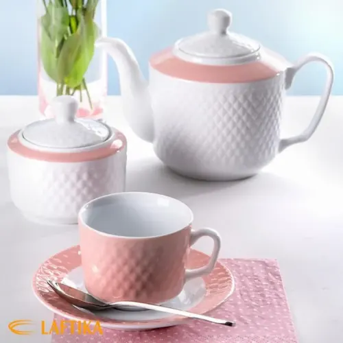 سرویس چای خوری سرویس چینی ماربل 12 نفره چینی زرین رادیانس 102 پارچه