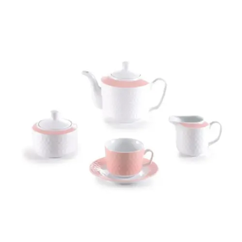 فنجان سرویس چینی ماربل 12 نفره چینی زرین رادیانس 102 پارچه