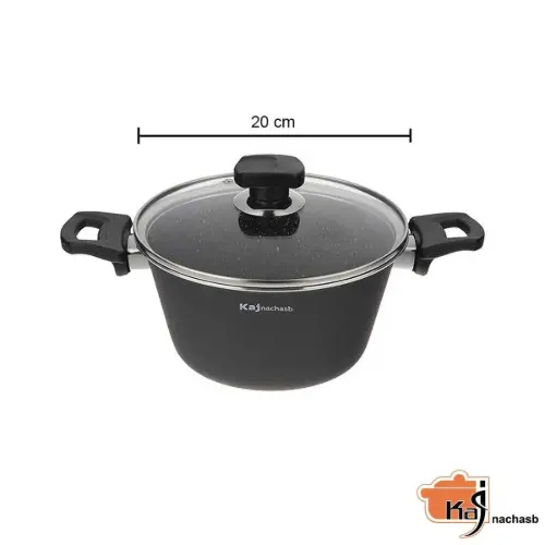سرویس پخت و پز گرانیتی 8 پارچه کاج نچسب مدل نورا