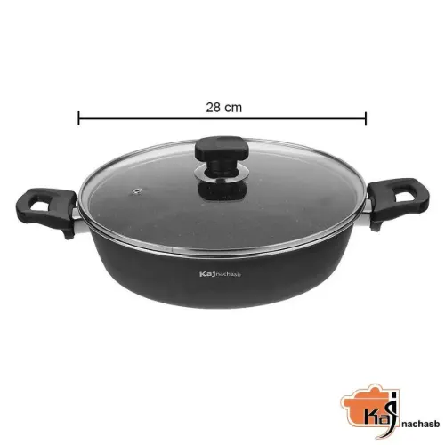 سرویس پخت و پز گرانیتی 8 پارچه کاج نچسب مدل نورا
