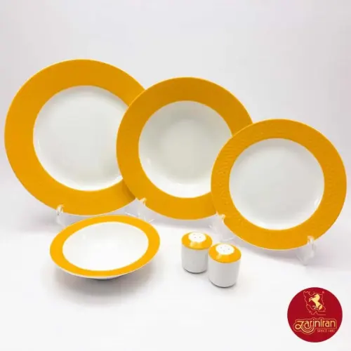 قیمت و خرید سرویس نارنج چینی زرین رادیانس 6 نفره 28 پارچه