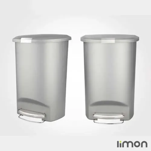 خرید سطل زباله پدال دار 50 لیتری لیمون 1913