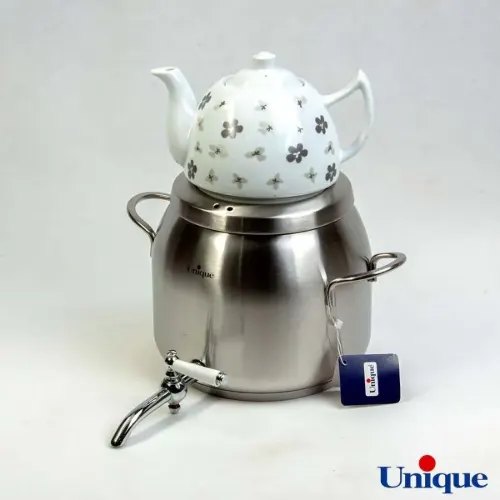 کتری و قوری 5.5 لیتر استیل یونیک UN-7205