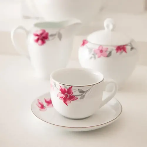 سرویس چینی 12 پارچه چای خوری چینی زرین کردوبا