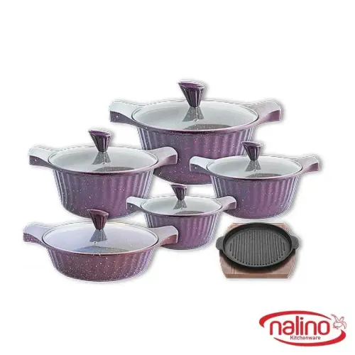 سرویس قابلمه نالینو 12 پارچه گرانیت مدل amaris