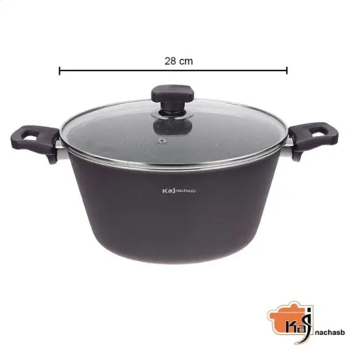 خرید سرویس پخت و پز گرانیتی 8 پارچه کاج نچسب مدل نورا