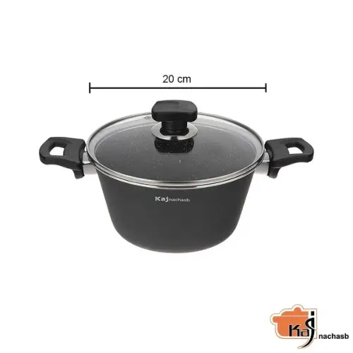 مشخصات سرویس پخت و پز گرانیتی 8 پارچه کاج نچسب مدل نورا