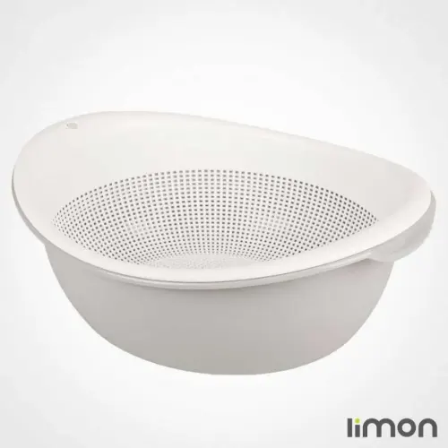 ست آبکش و لگن بیضی لیمون سایز 1