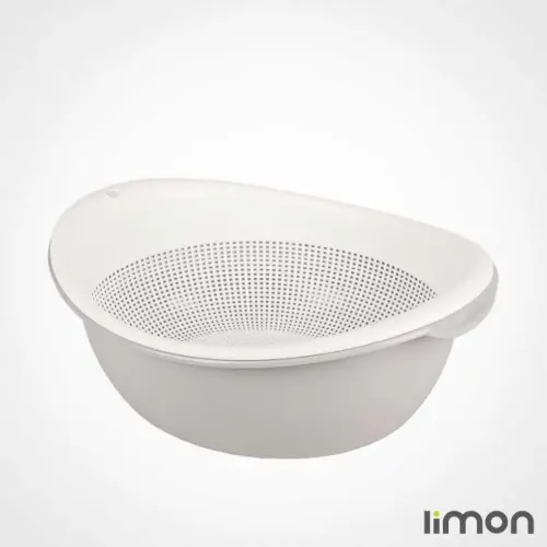 ست-آبکش-و-لگن-بیضی-لیمون-سایز-2-طوسی