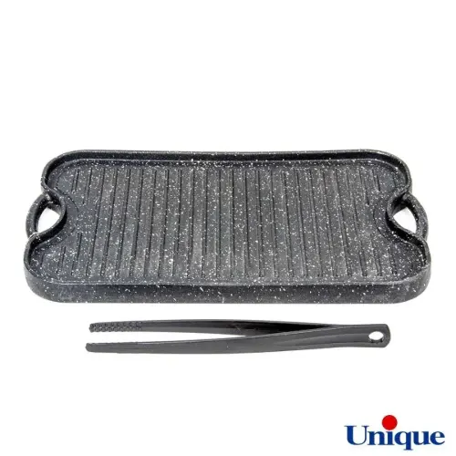 تابه گریل چدنی یونیک مستطیل 42 سانتیمتری UN-6013