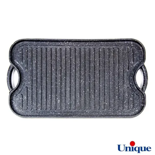 تابه گریل چدنی یونیک مستطیل 42 سانتیمتری UN-6013
