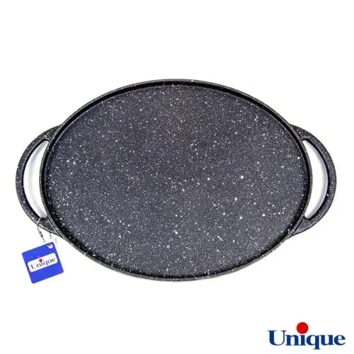 تابه گریل چدنی یونیک بیضی درب دار UN-6011