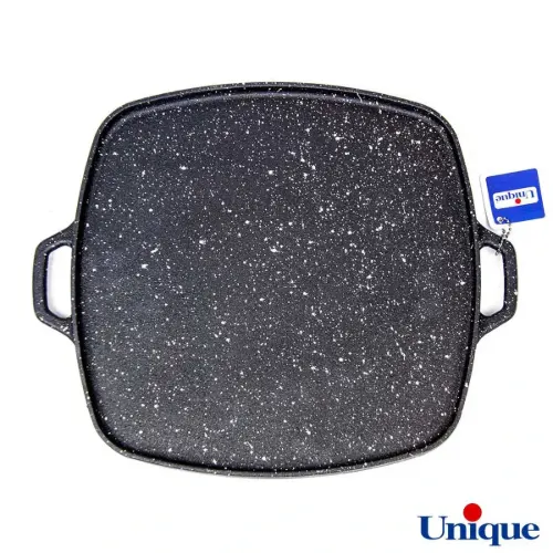 تابه گریل چدنی یونیک مربع 32 سانتیمتری (زیره چوبی) UN-6017