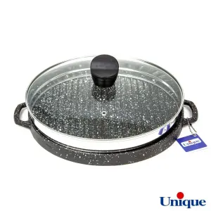 تابه گریل چدنی یونیک درب دار UN-6003