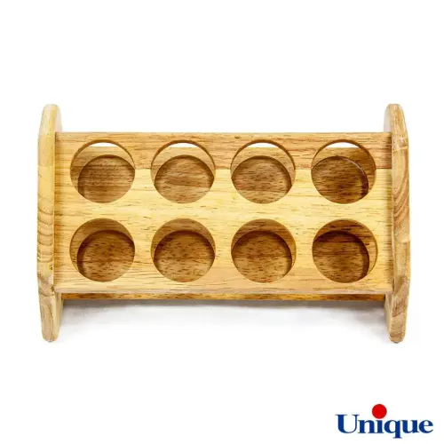 جا ادویه چوبی 8 تایی پایه کج یونیک UN-6103