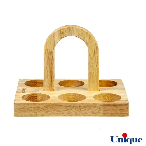 ظرف ادویه چوبی یونیک یک طبقه 6 تایی UN-1504