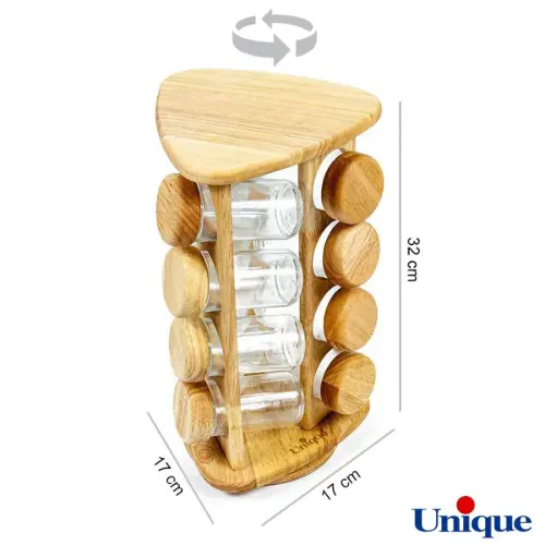 ابعاد جا ادویه چرخشی یونیک UN-6113