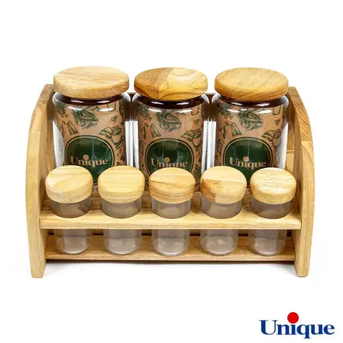 ست پاسماوری چوبی یونیک دو طبقه UN-6129