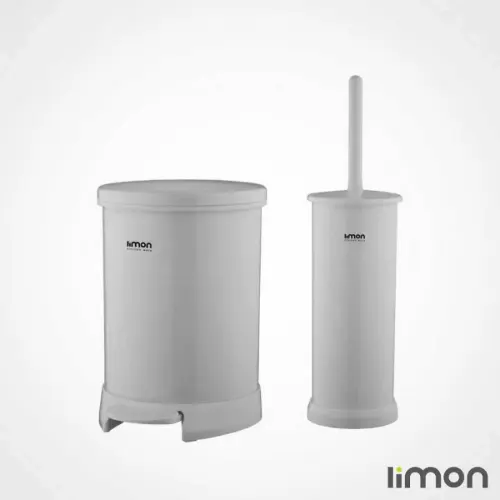 سطل و فرچه درب رنگی لیمون