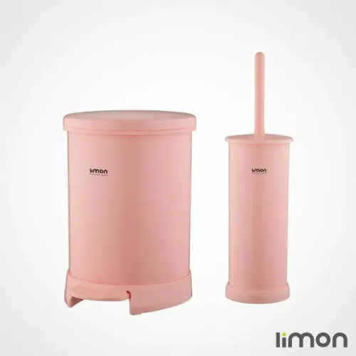 سطل و فرچه درب رنگی لیمون