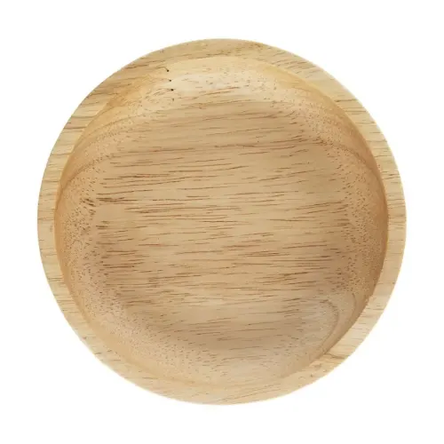 بشقاب گود چوبی گرد نارون کوچک R2428