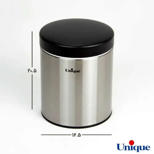 سطل حبوبات استیل یونیک سایز 1 8 بدون پنجره un4460