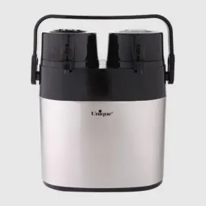 فلاسک دوقلو 1.3 لیتر استیل شیشه دار یونیک UN-9030