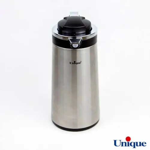 فلاسک 1.3 لیتر استیل شیشه دار یونیک UN-1804