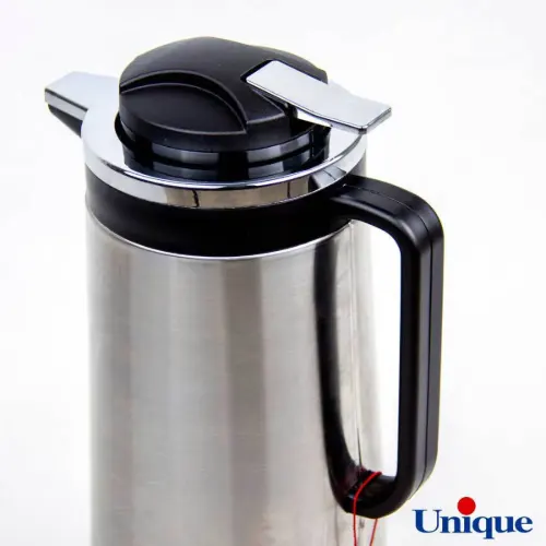 فلاسک 1.3 لیتر استیل شیشه دار یونیک UN-1804