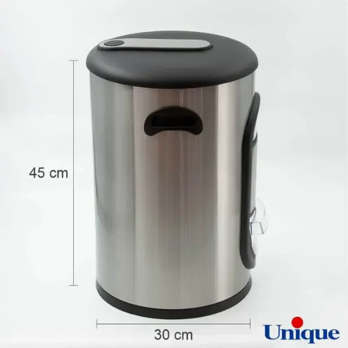 سطل برنج 10 کیلویی استیل یونیک پیمانه دار UN-4440