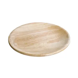 بشقاب چوبی گرد نارون بزرگ R2415