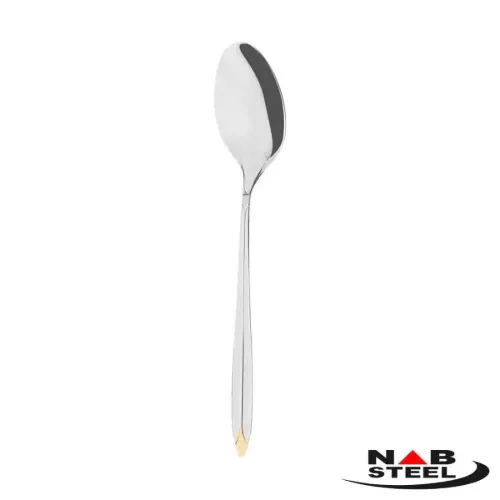 خرید سرویس قاشق چنگال 124 پارچه ناب استیل پالرمو جعبه چوبی دورطلایی