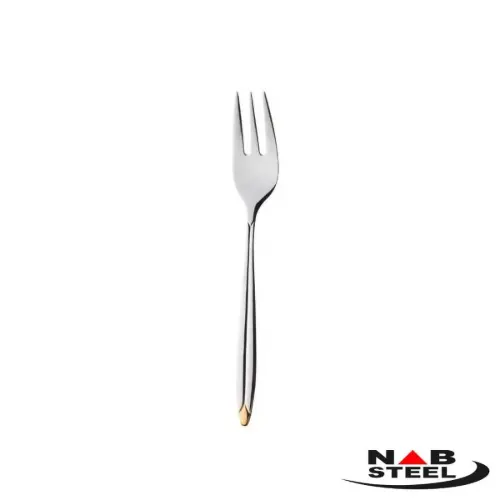 سرویس قاشقو چنگال 124 پارچه ناب استیل مدل پالرمو با جعبه کادویی (طلایی)