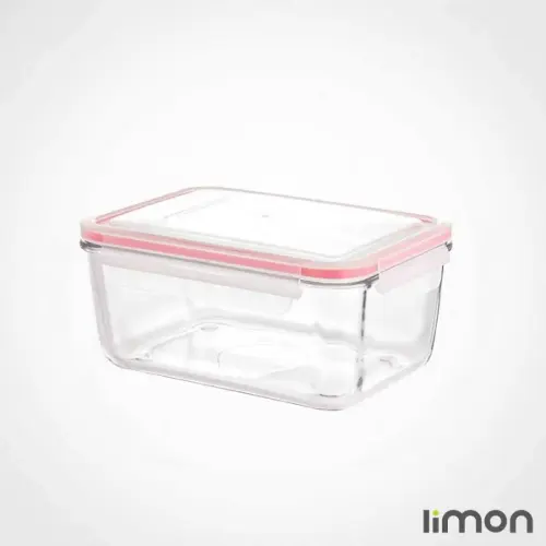 ظرف-شیشه-ای-مستطیل-درب-دار-1.5-لیتر-لیمون