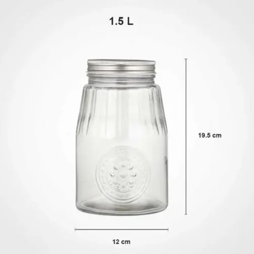 سایز-بانکه-شیشه-ای-1,5-لیتر-درب-فلزی-لیمون