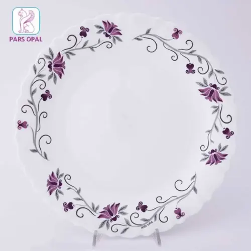 بشقاب-خورشت-خوری-پارس-اپال-مدل-لیندا با بهترین کیفیت