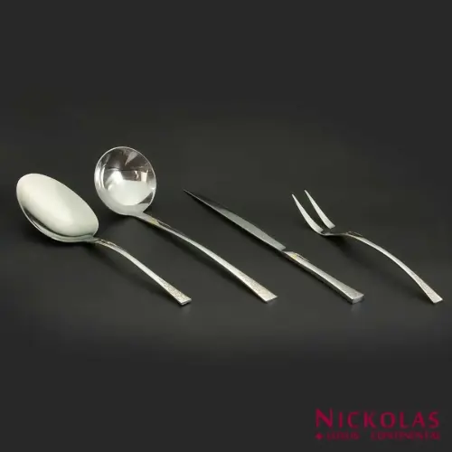 سرویس قاشق چنگال نیکولاس 151 پارچه مدل 810GL لیزری
