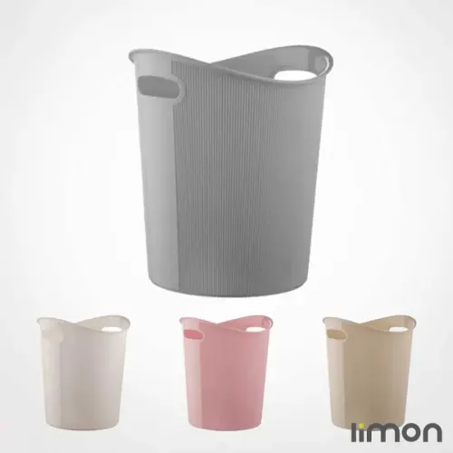سطل کاغذ شیاردار بزرگ لیمون