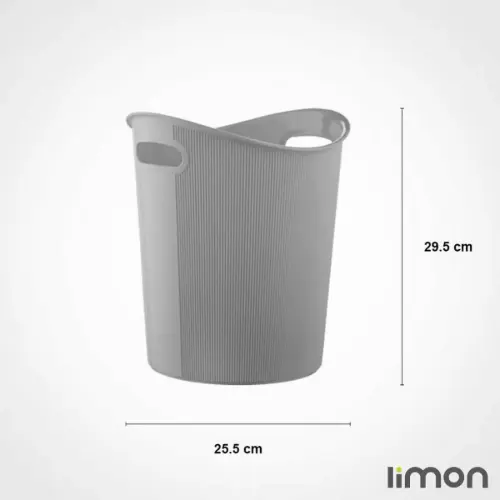 سطل کاغذ شیاردار بزرگ لیمون