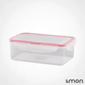 ظرف فریزری مستطیل 1 لیتری لیمون