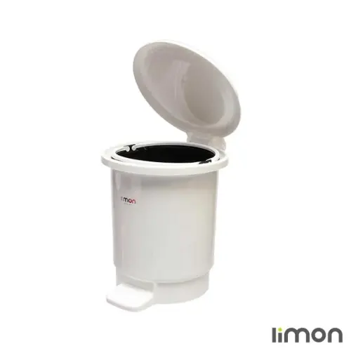 سطل حمام ساده لیمون 1296 سفید